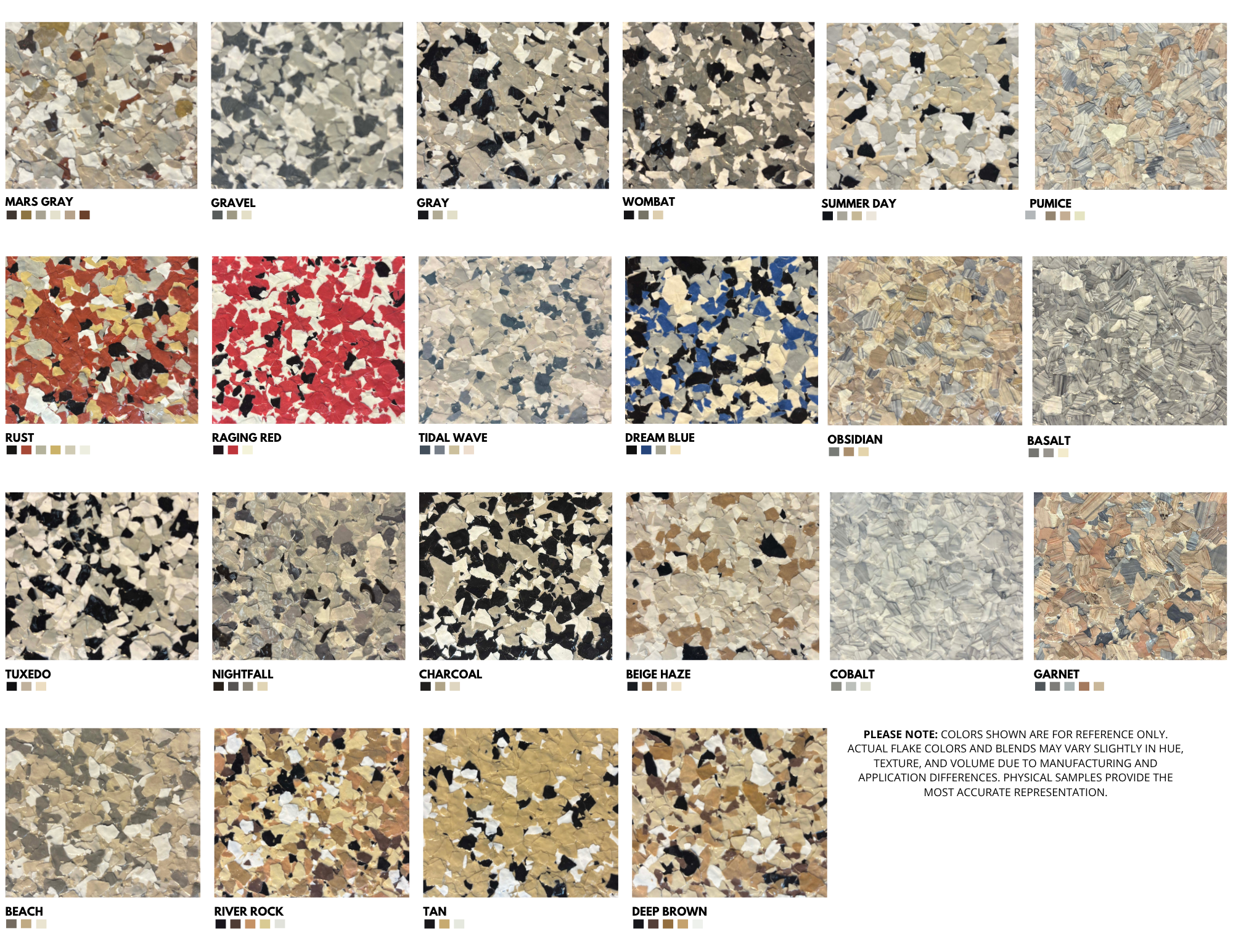 Coating Flake Options Flyer Coating Flake Options Flyer